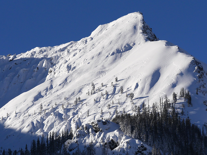 Natural Avalanche The Fin - Cooke City Natural Avalanche The Fin - Cooke City